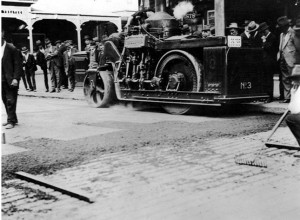 Asphalt-Institute-AOGHS Workers applying an oil-based asphalt, greatly improving U.S. roads after WWI.