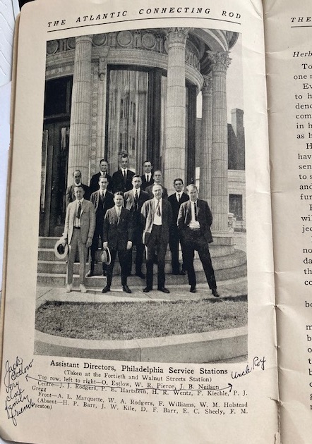 Atlantic Refinery Company brochure with Benner Family 1921 