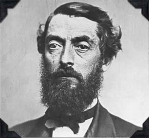 A portrait of Edwin L. Drake.