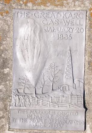 January-20-Karg-Well-AOGHS Ohio natural gas plaque of Great Karg Well.