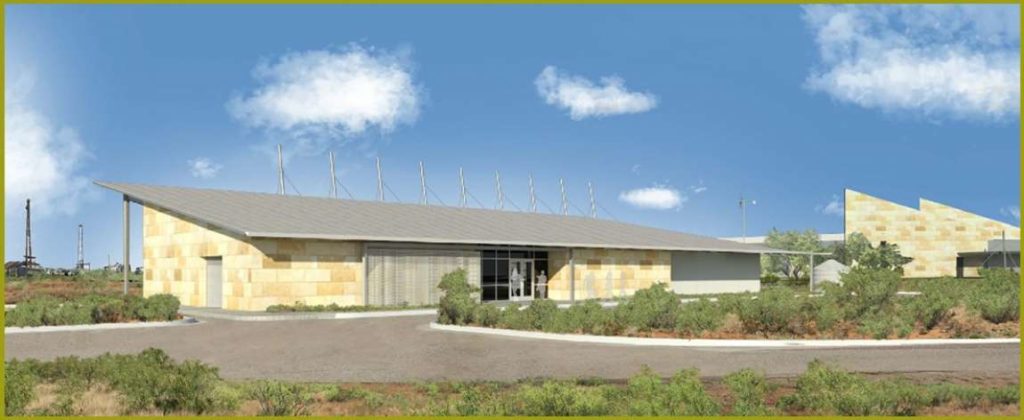 Artist drawing of Permian Basin Petroleum Museum new STEM Center.