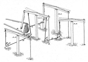 Jerk Lines and Eccentric Wheels early patent drawing