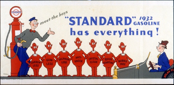 Seuss-Standard-Oil-Mandeville-Library-UCSD-AOGHS Standard Oil 1932 ad by Theodor Geisel