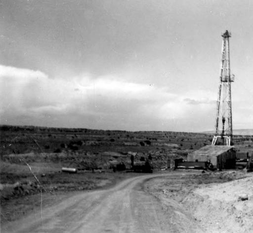 The Uinta Basin drilling courtesy of Utah State Historical Society.
