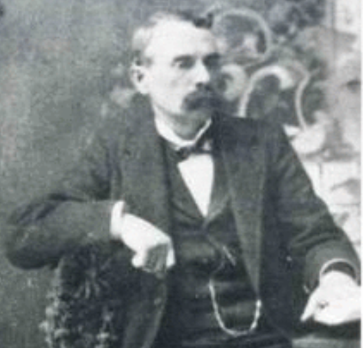 
Portrait of cartographer and artist Thaddeus Mortimer Fowler.